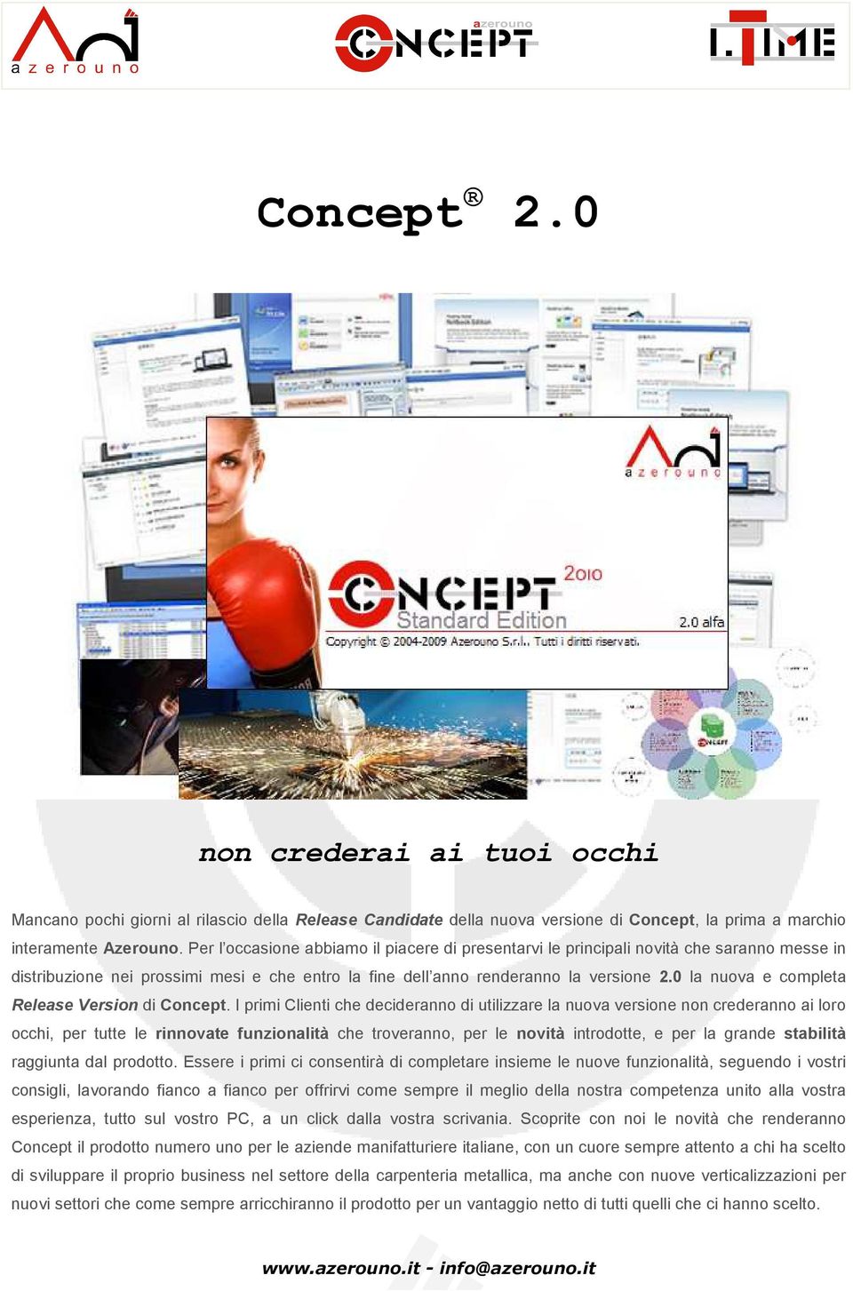 0 la nuova e completa Release Version di Concept.