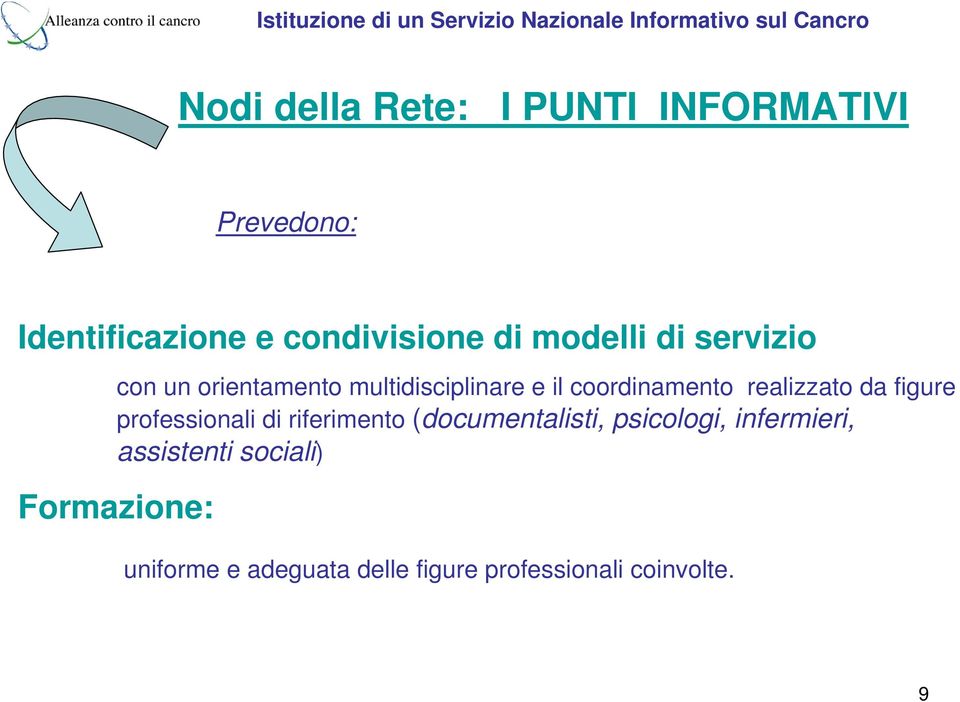 realizzato da figure professionali di riferimento (documentalisti, psicologi,