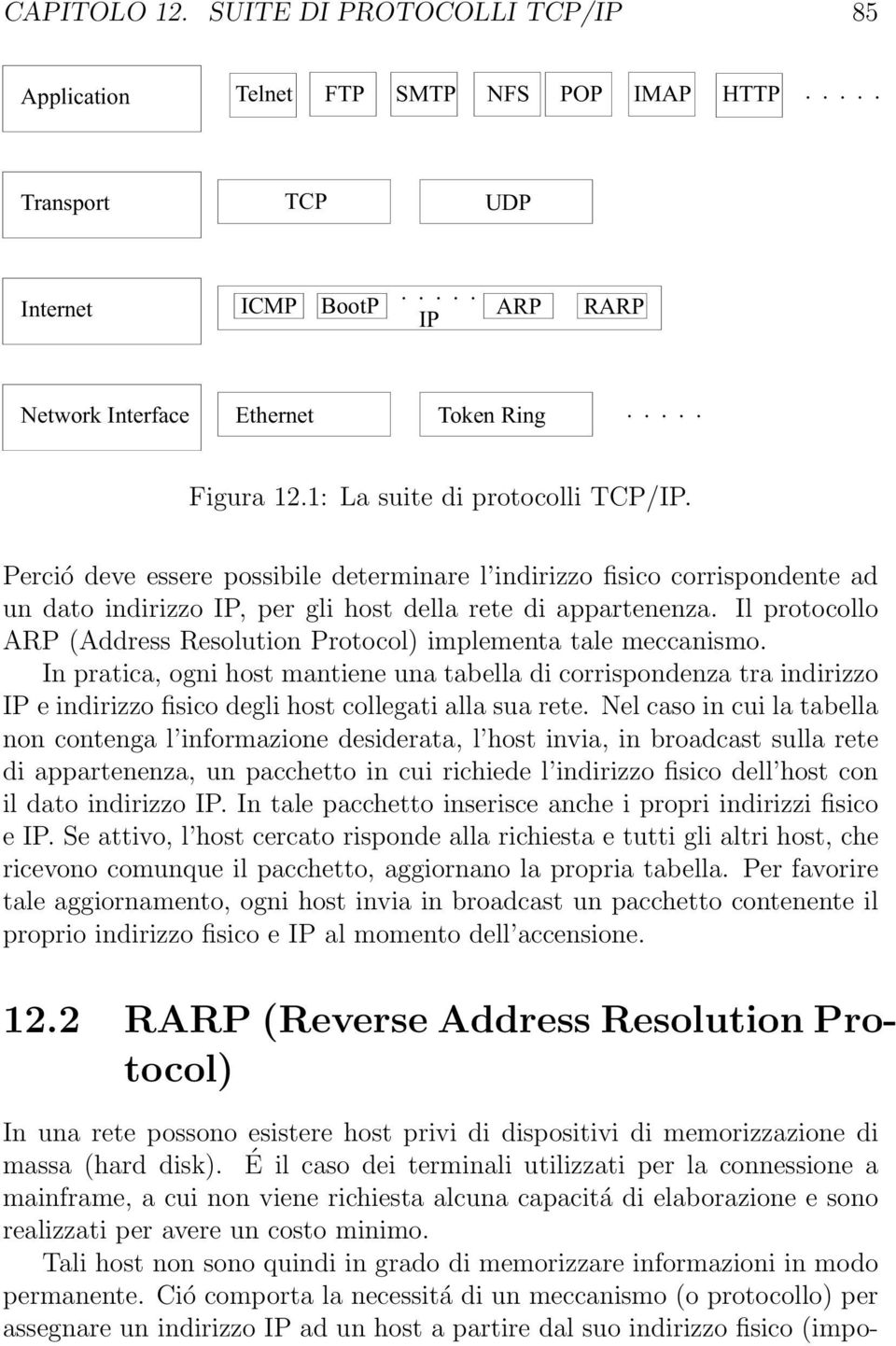 Il protocollo ARP (Address Resolution Protocol) implementa tale meccanismo.