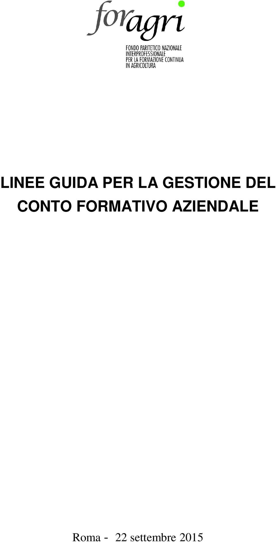 FORMATIVO AZIENDALE