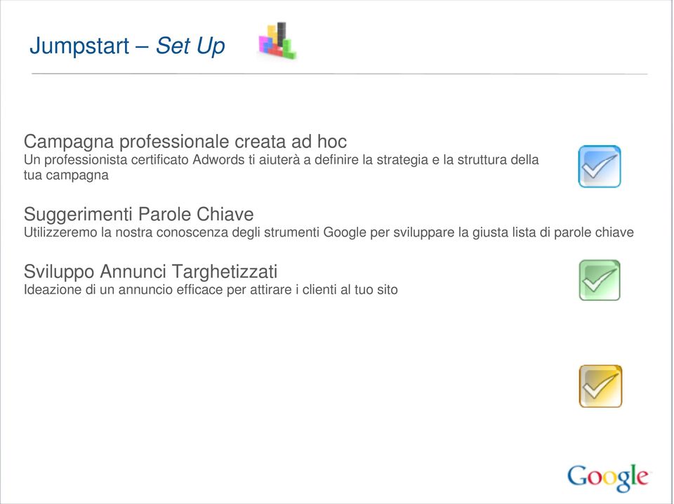 Utilizzeremo la nostra conoscenza degli strumenti Google per sviluppare la giusta lista di parole