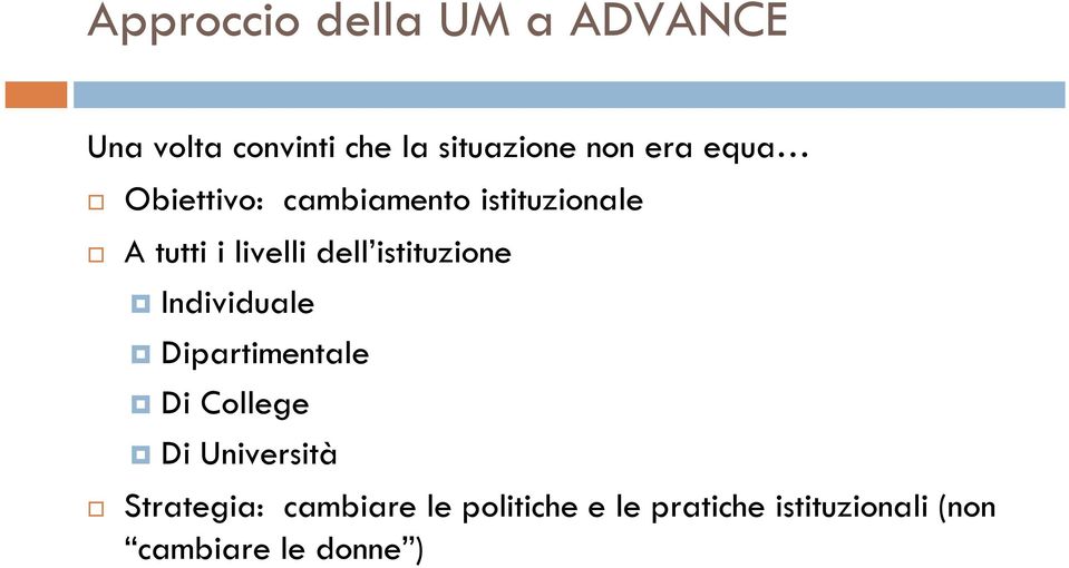 istituzione Individuale Dipartimentale Di College Di Università