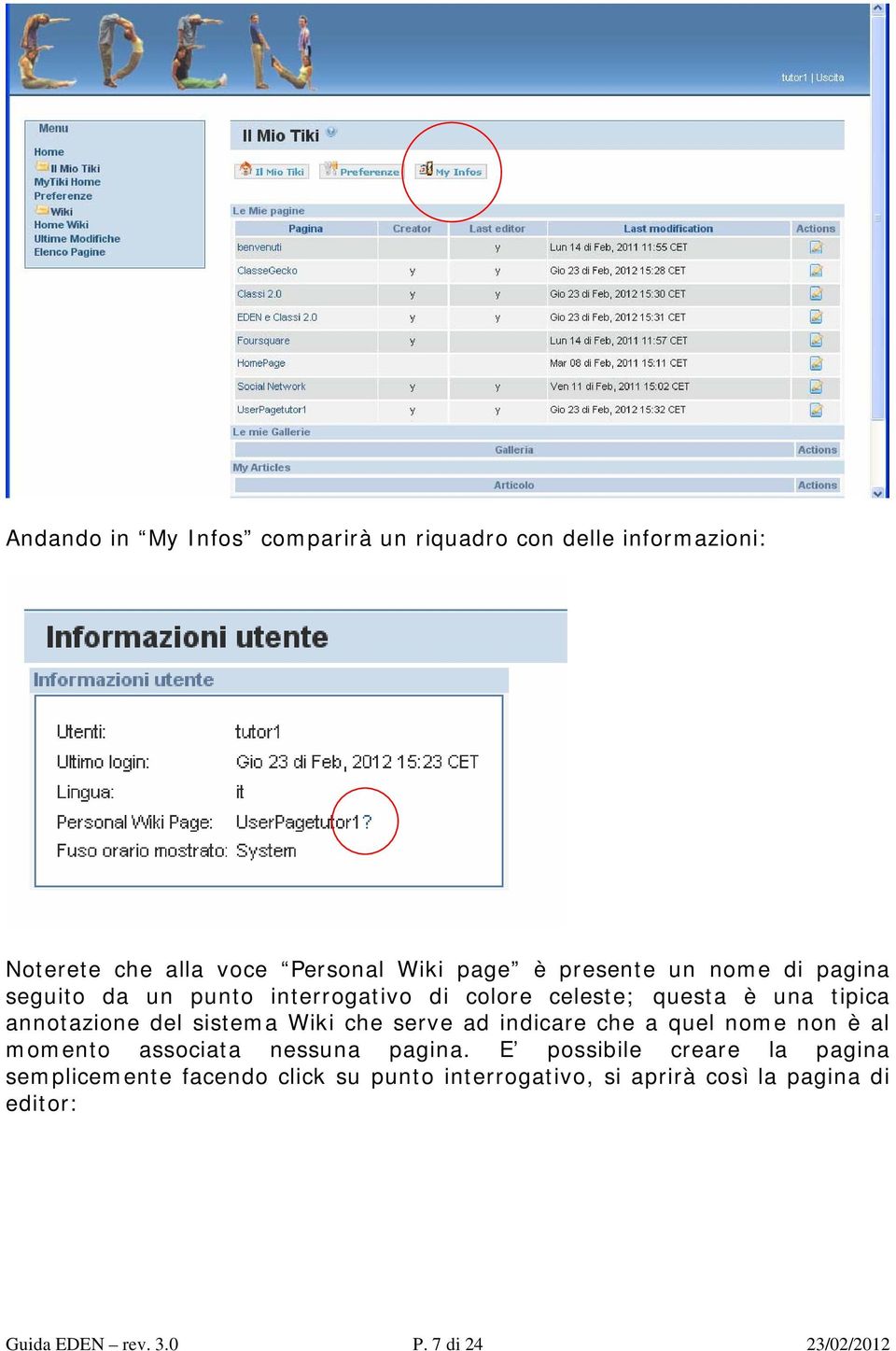 che serve ad indicare che a quel nome non è al momento associata nessuna pagina.