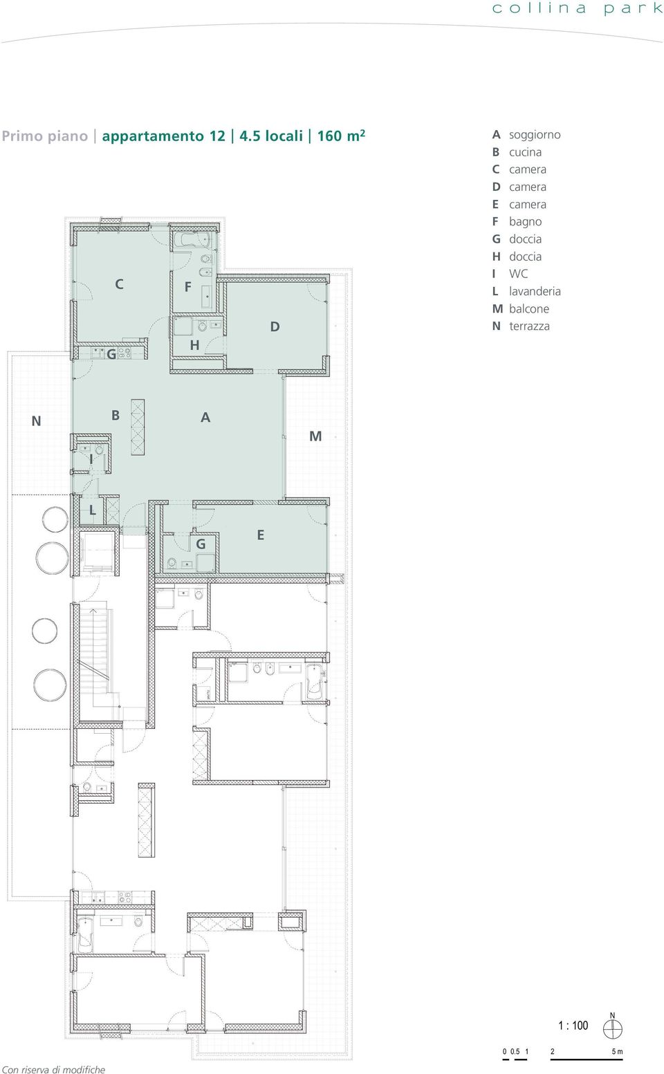 5 locali 160 m 2 soggiorno camera