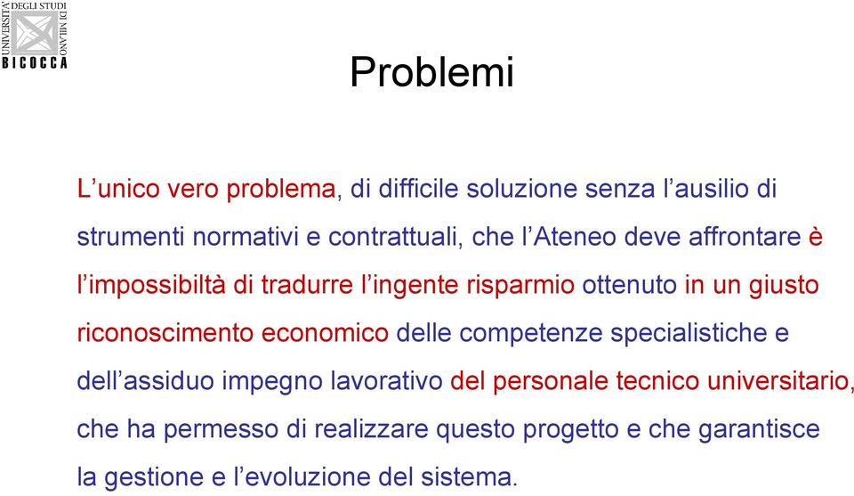 riconoscimento economico delle competenze specialistiche e dell assiduo impegno lavorativo del personale