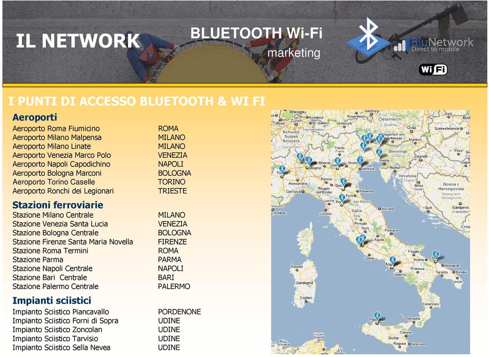 Centrale Stazione Venezia Santa Lucia Stazione Bologna Centrale Stazione Firenze Santa Maria Novella Stazione Roma Termini Stazione Parma Stazione Napoli Centrale Stazione Bari Centrale Stazione