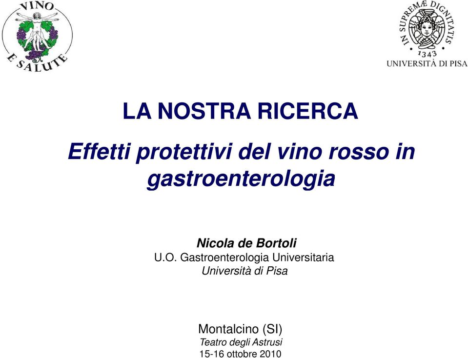 Gastroenterologia Universitaria Università di Pisa