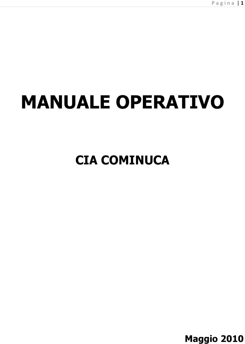 OPERATIVO CIA