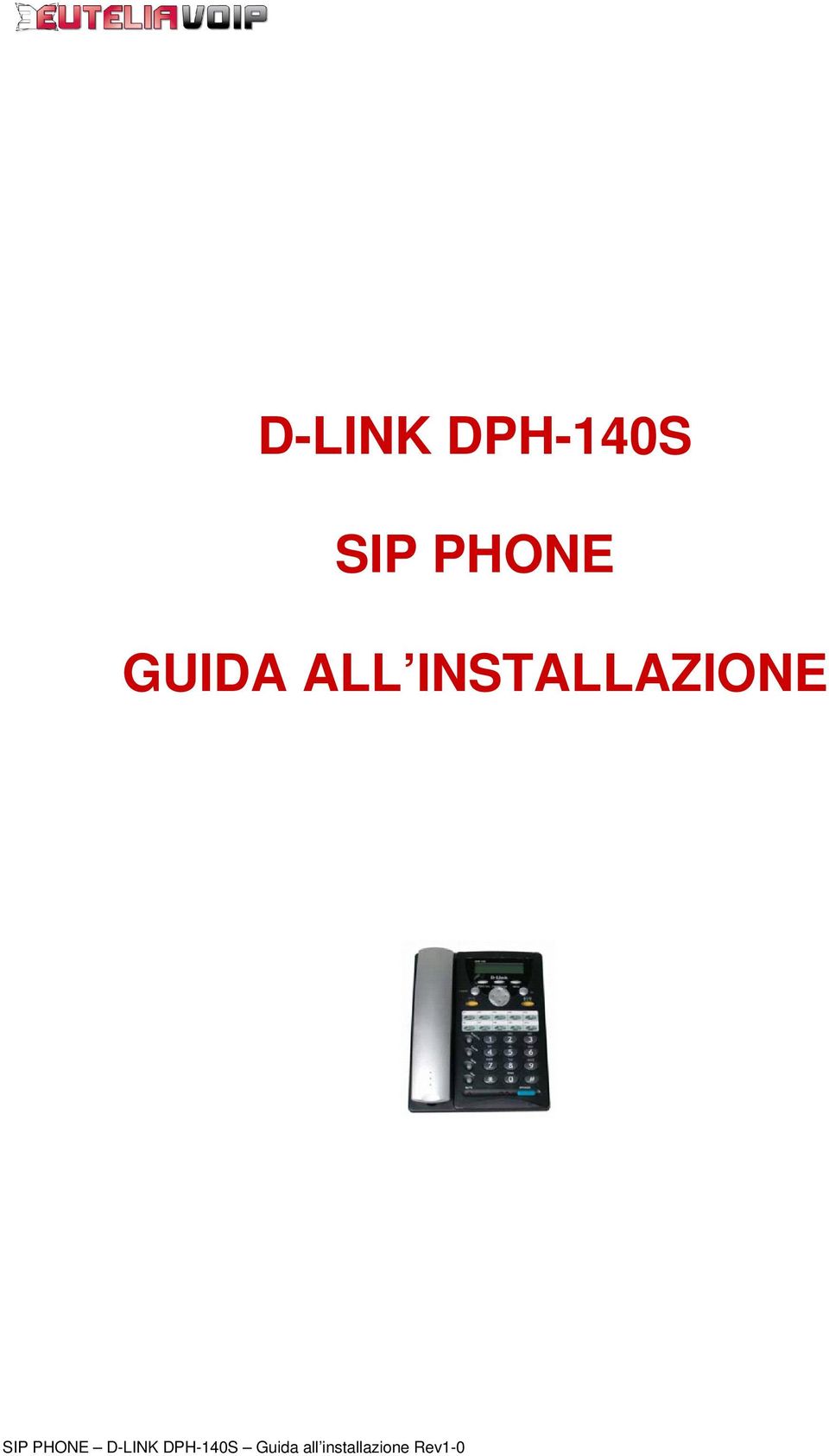 SIP PHONE D-LINK DPH-140S