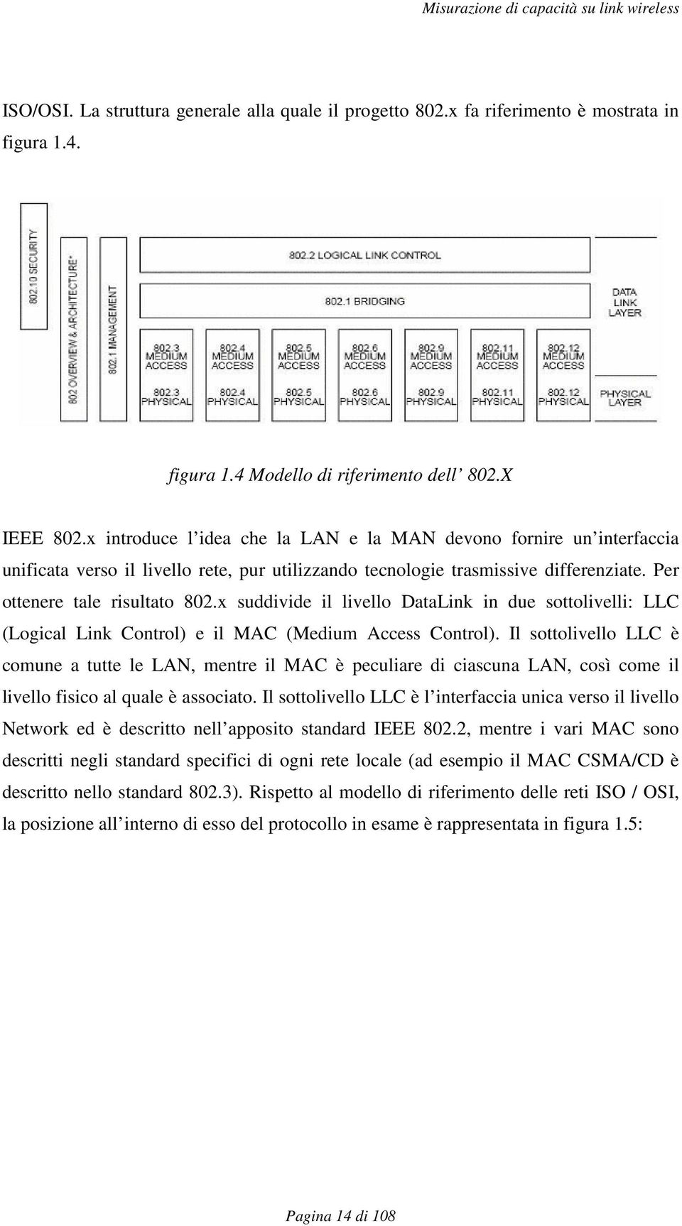 x suddivide il livello DataLink in due sottolivelli: LLC (Logical Link Control) e il MAC (Medium Access Control).