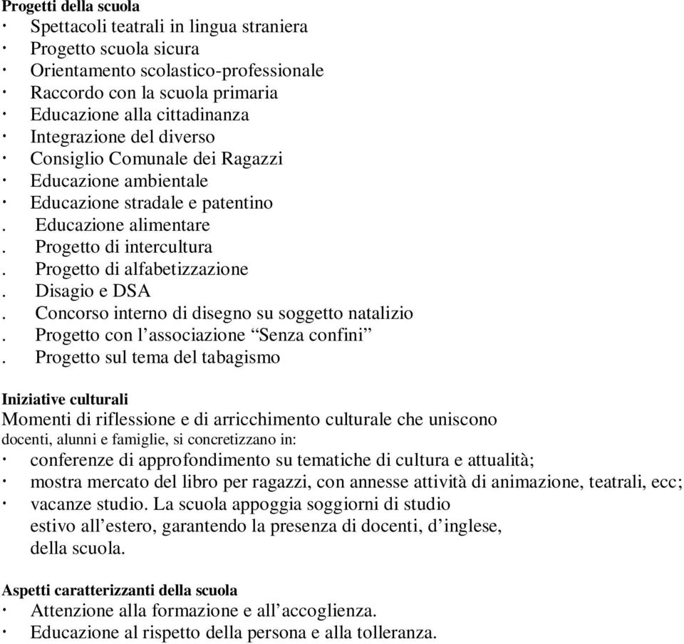 Concorso interno di disegno su soggetto natalizio. Progetto con l associazione Senza confini.