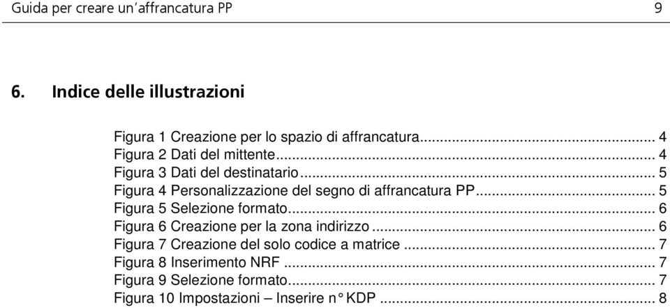 .. 5 Figura 4 Personalizzazione del segno di affrancatura PP... 5 Figura 5 Selezione formato.