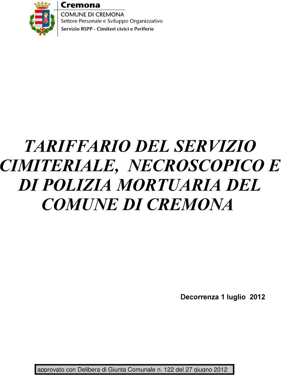 DI POLIZIA MORTUARIA DEL