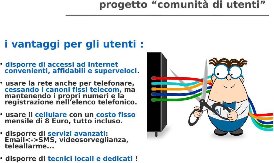 registrazione nell'elenco telefonico.