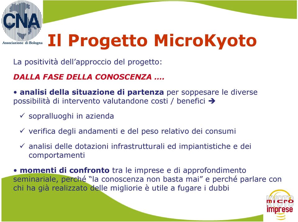 azienda verifica degli andamenti e del peso relativo dei consumi analisi delle dotazioni infrastrutturali ed impiantistiche e dei