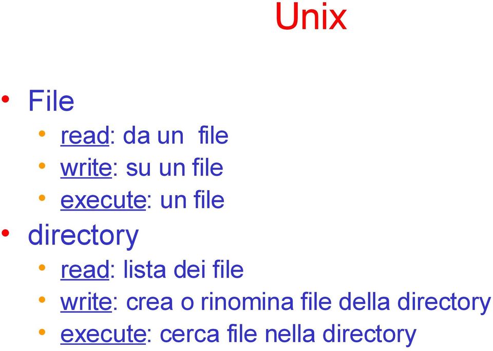 lista dei file write: crea o rinomina file
