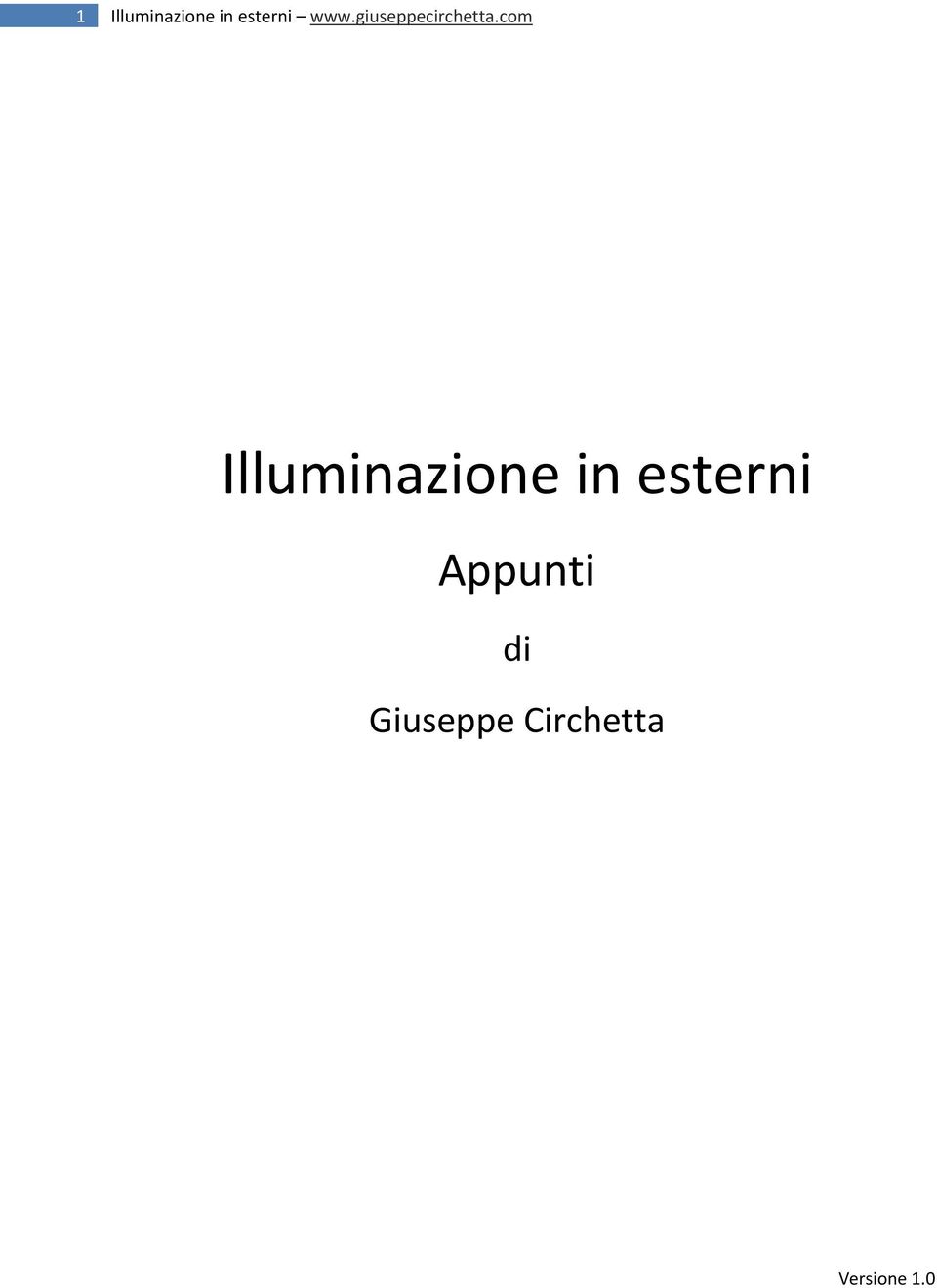 com Illuminazione in