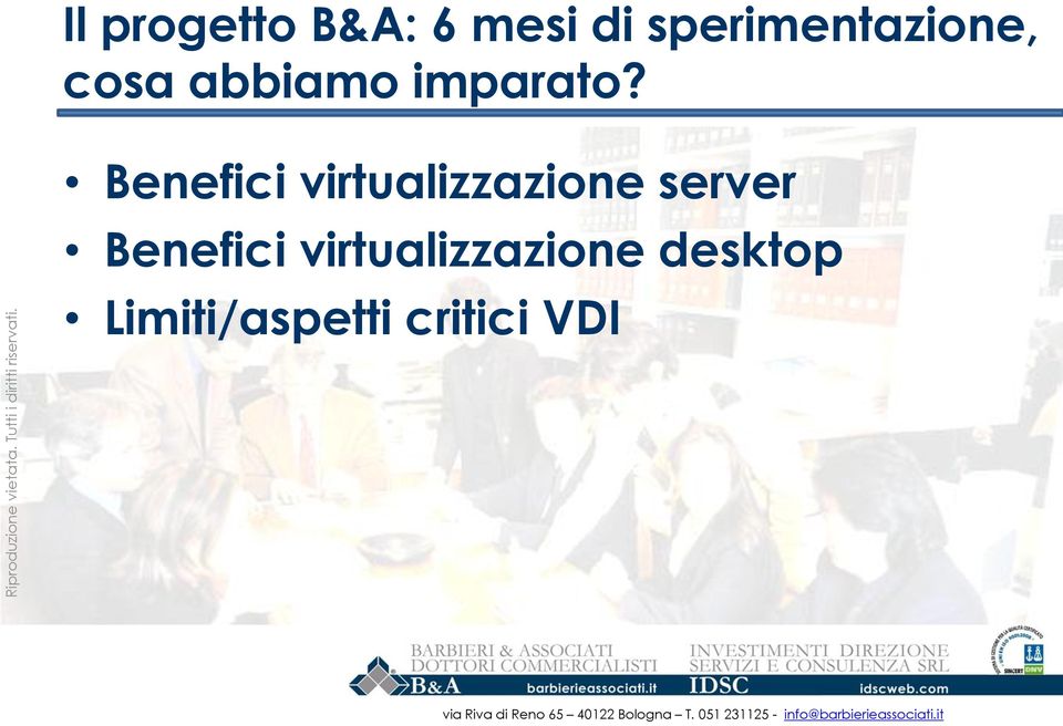 Benefici virtualizzazione server