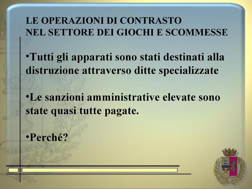 distruzione attraverso ditte specializzate Le sanzioni