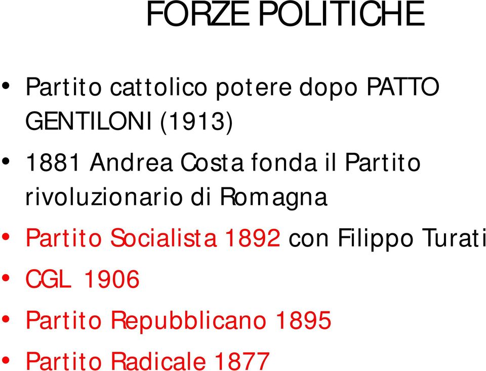 rivoluzionario di Romagna Partito Socialista 1892 con