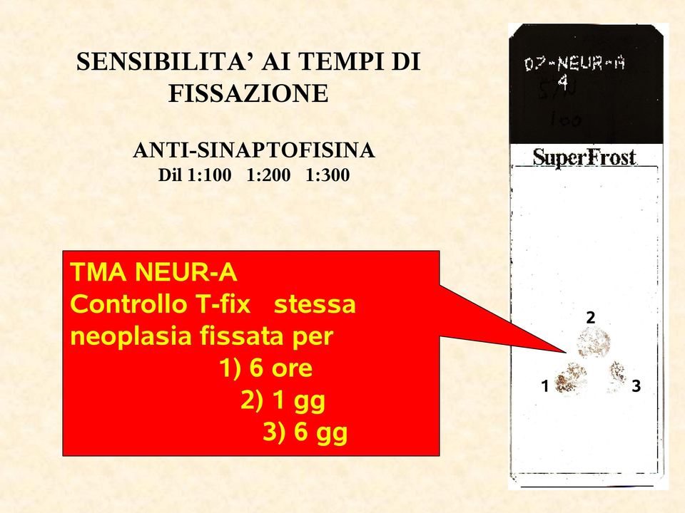 TMA NEUR-A Controllo T-fix stessa