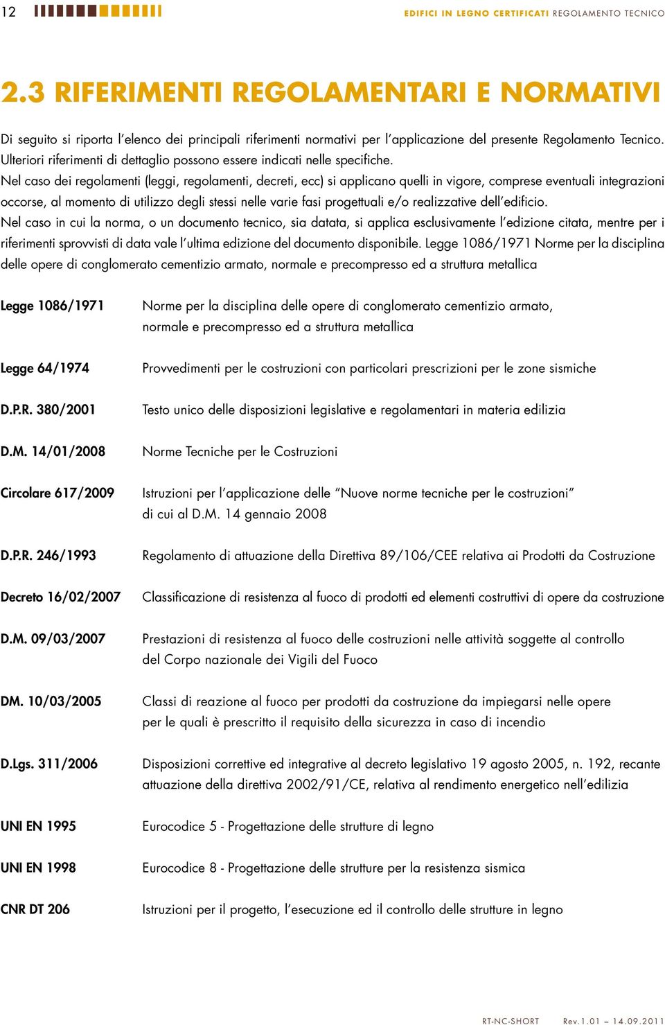 Ulteriori riferimenti di dettaglio possono essere indicati nelle specifiche.