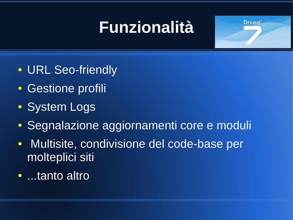 aggiornamenti core e moduli Multisite,