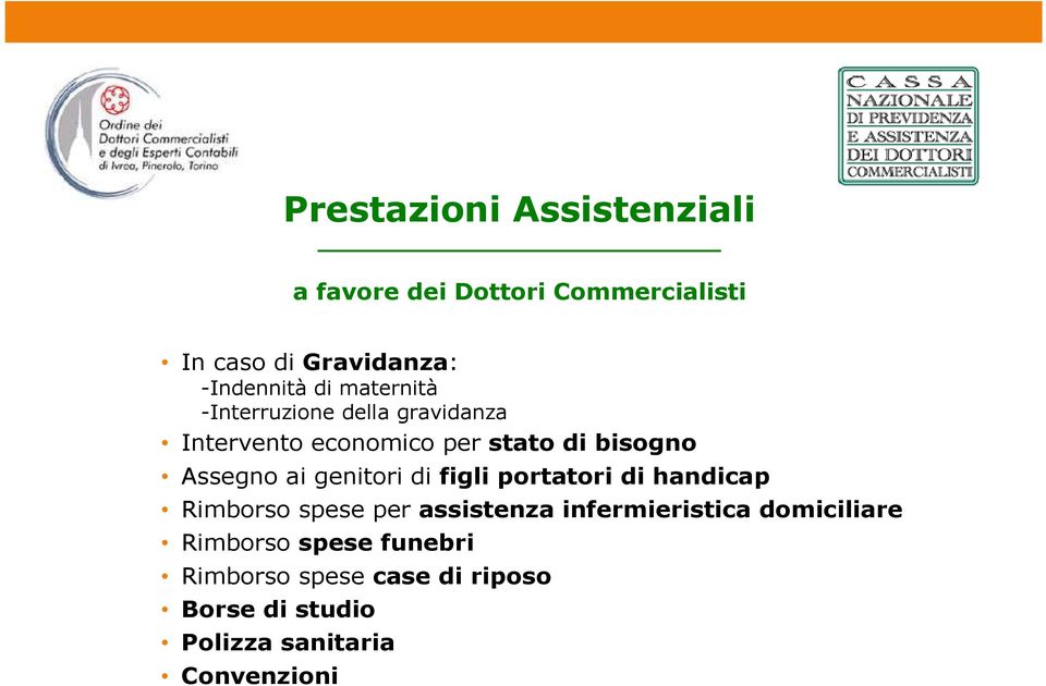 genitori di figli portatori di handicap Rimborso spese per assistenza infermieristica domiciliare