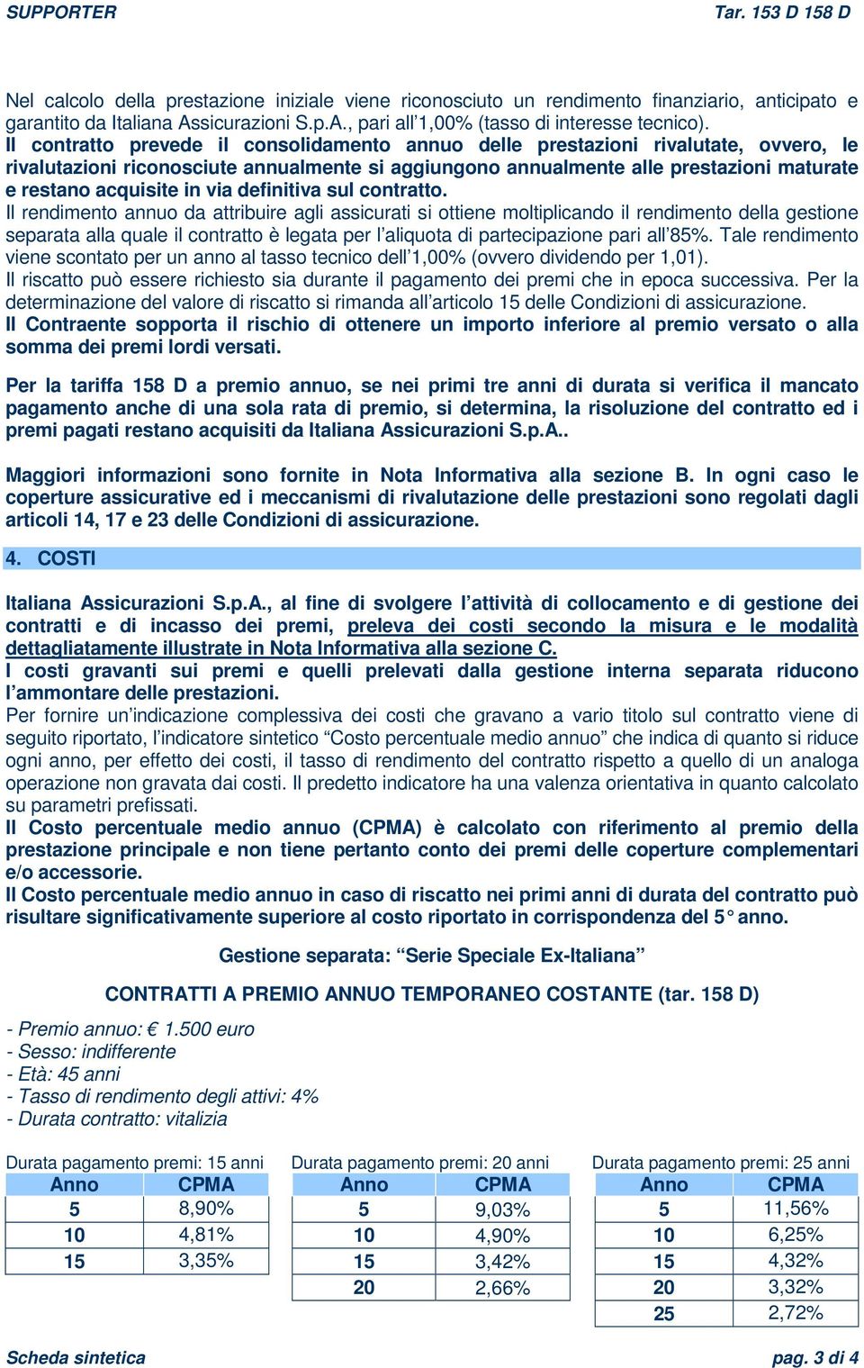 via definitiva sul contratto.