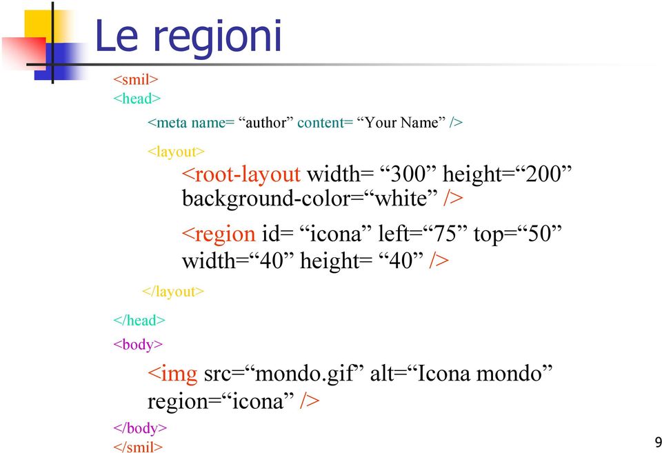 <region id= icona left= 75 top= 50 width= 40 height= 40 /> </layout>