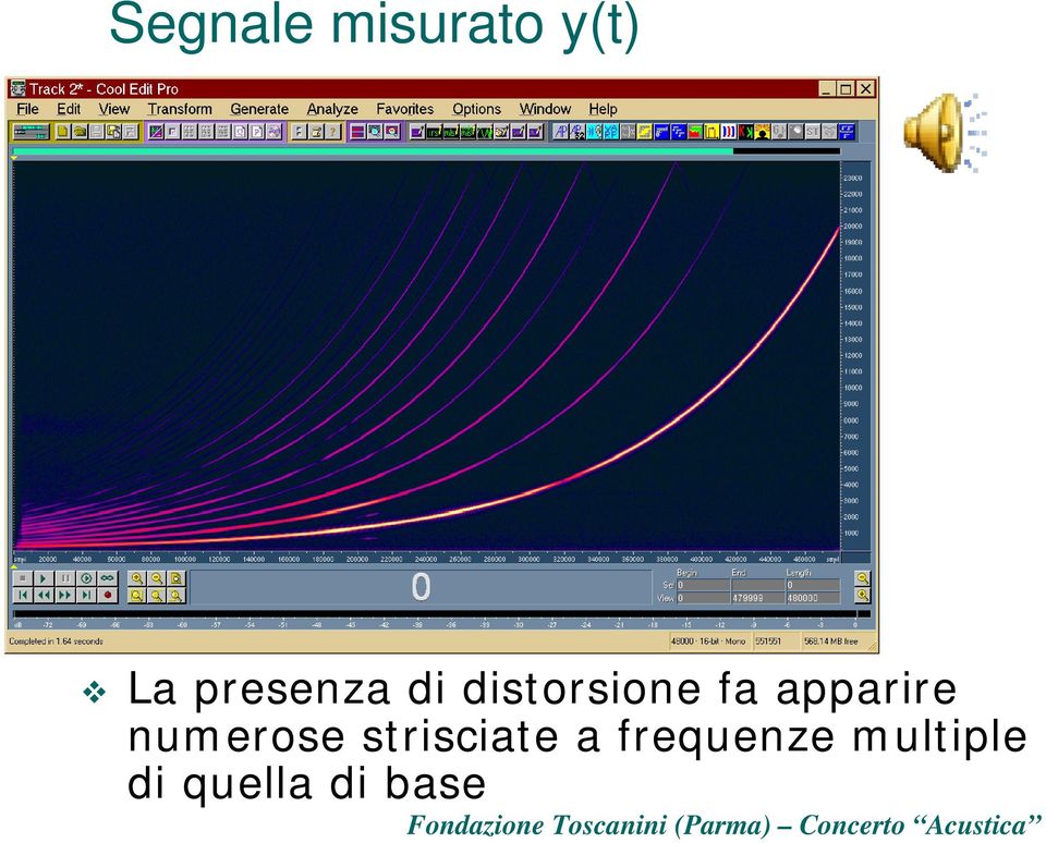 strisciate a frequenze multiple di quella