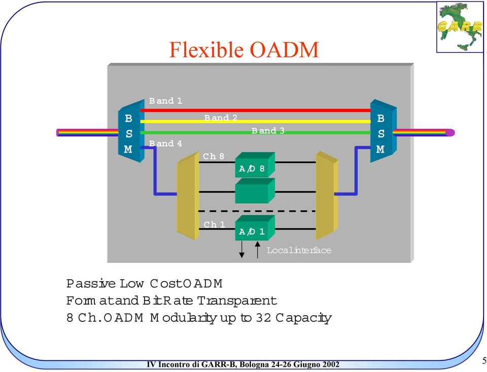 Passive Low CostOADM Form atand BitRate