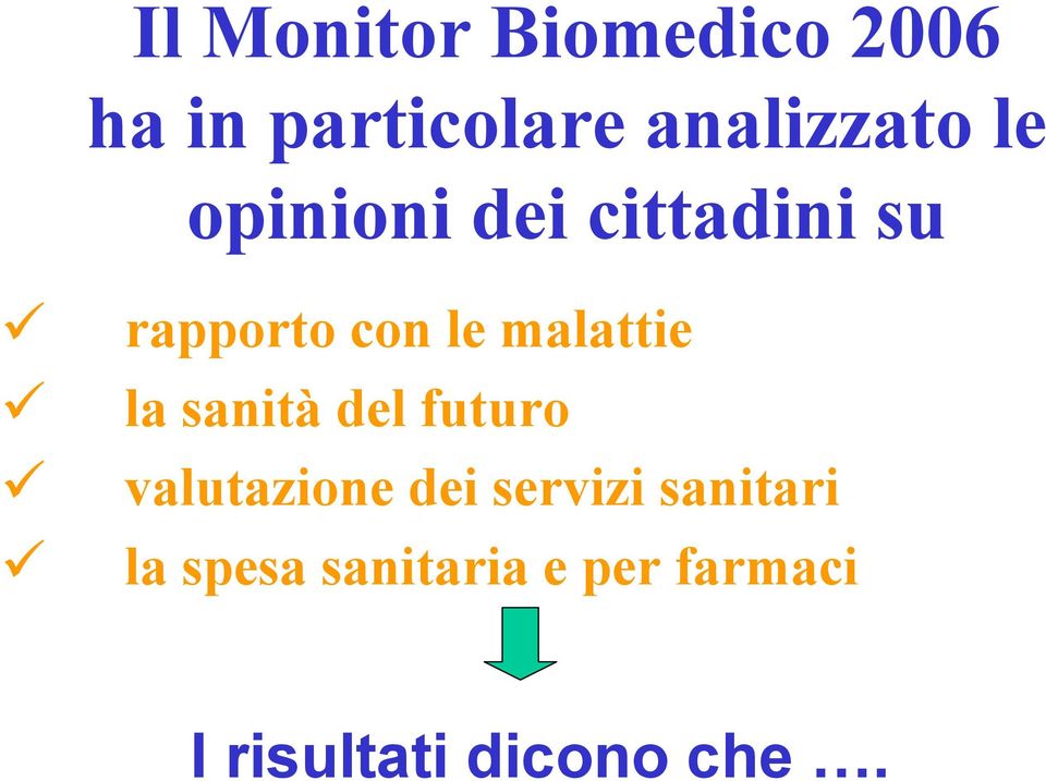 la sanità del futuro valutazione dei servizi sanitari