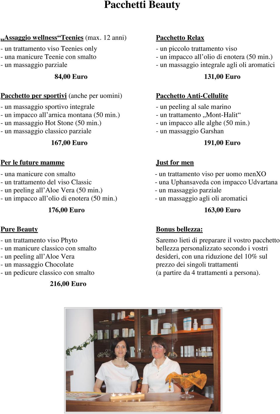 impacco all arnica montana (50 min.) - un massaggio Hot Stone (50 min.