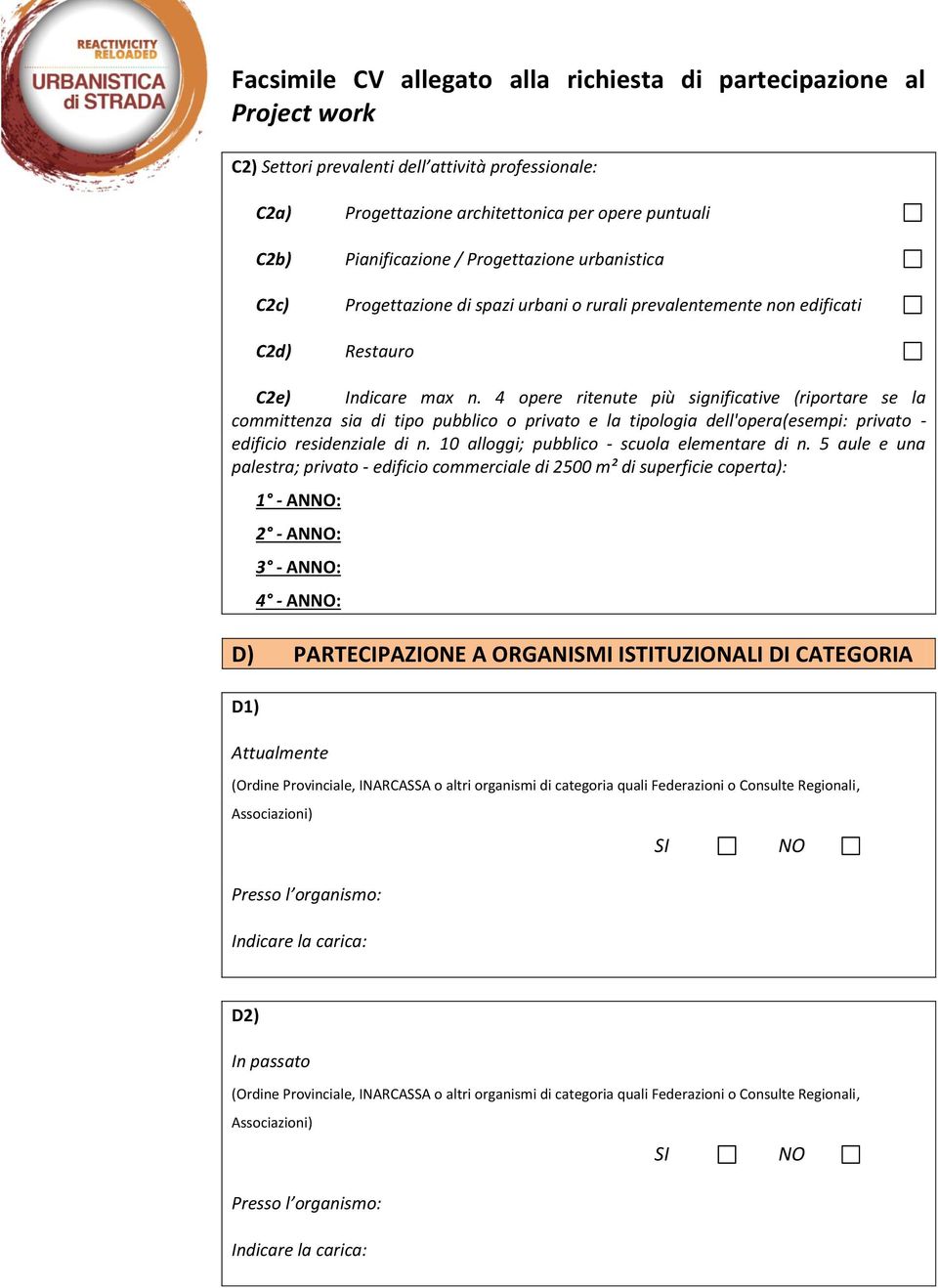 4 opere ritenute più significative (riportare se la committenza sia di tipo pubblico o privato e la tipologia dell'opera(esempi: privato - edificio residenziale di n.