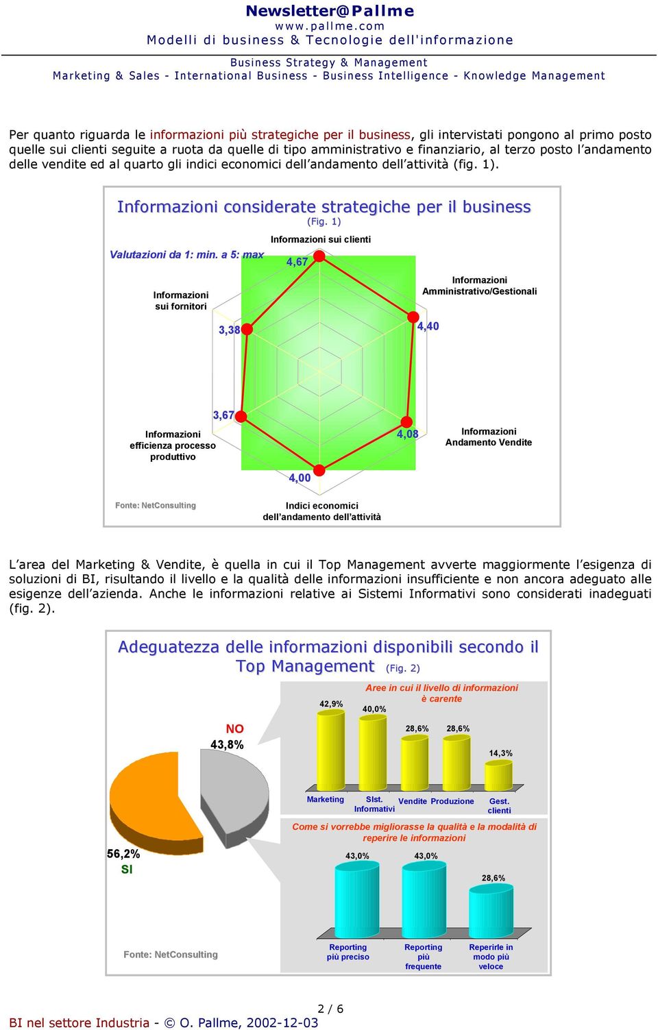 a 5: max 4,67 Amministrativo/Gestionali sui fornitori 3,38 4,40 3,67 efficienza processo produttivo 4,08 Andamento Vendite 4,00 Indici economici dell andamento dell attività L area del Marketing &