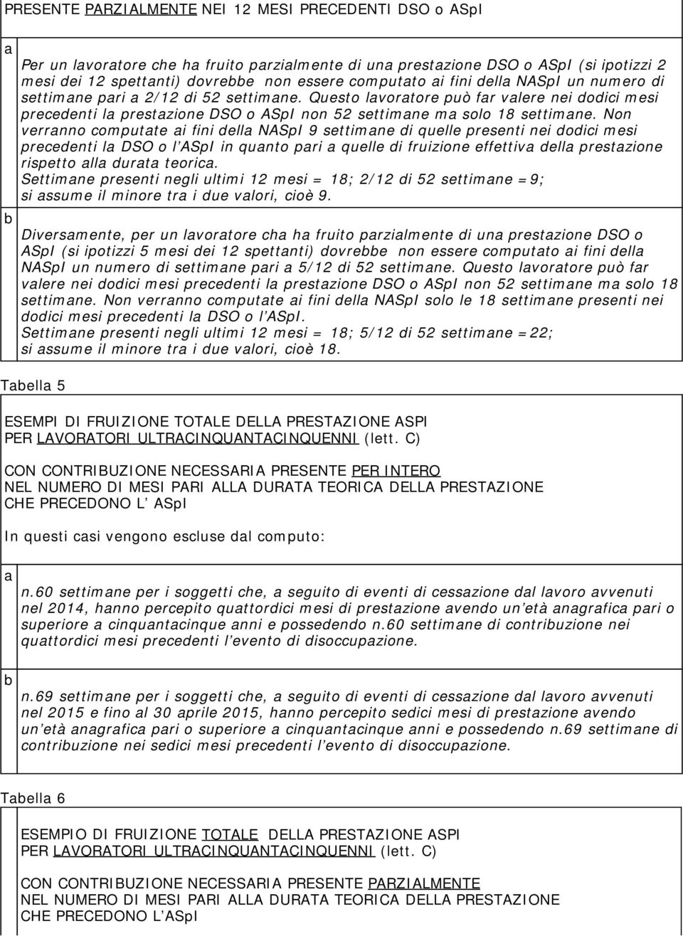 Questo lavoratore può far valere nei dodici mesi precedenti la prestazione DSO o ASpI non 52 settimane ma solo 18 settimane.