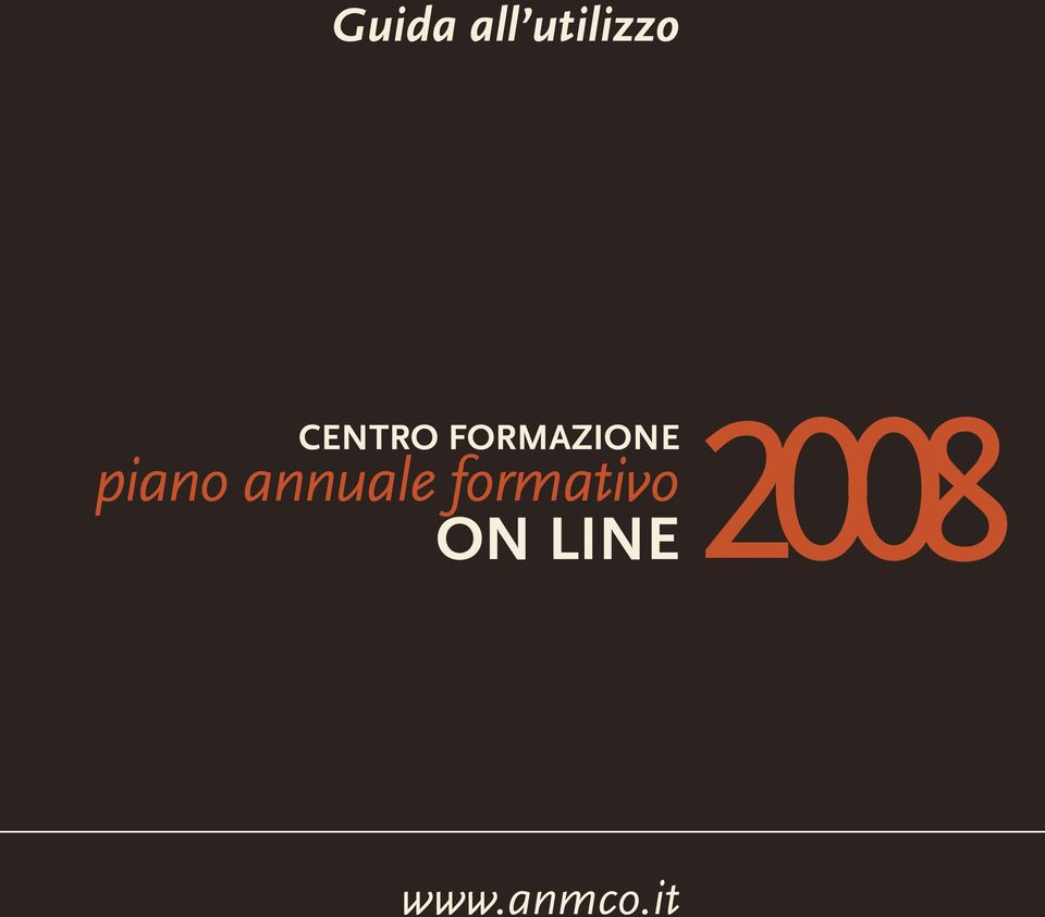 FORMAZIONE piano annuale