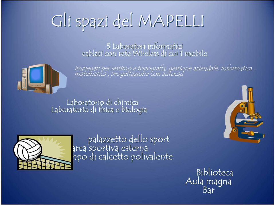 progettazione con autocad Laboratorio di chimica Laboratorio di fisica e biologia