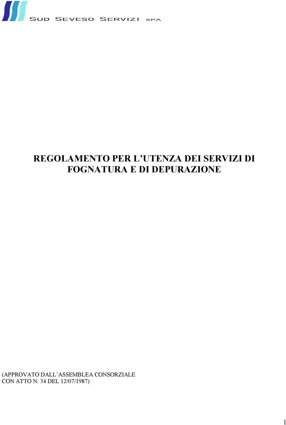 DEPURAZIONE (APPROVATO DALL