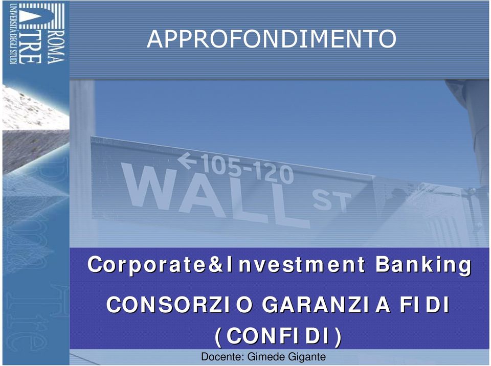 Banking CONSORZIO