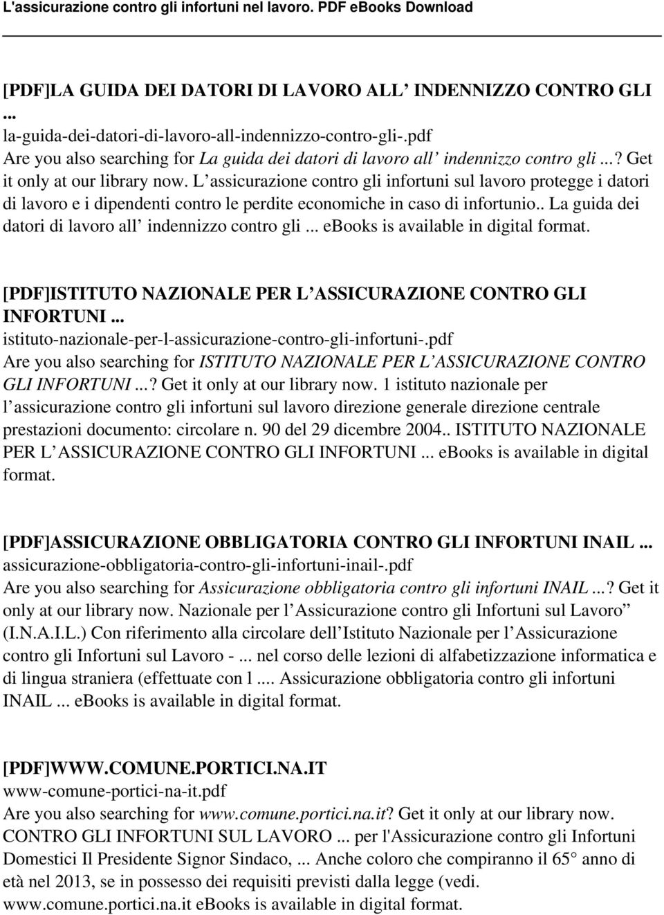 L assicurazione contro gli infortuni sul lavoro protegge i datori di lavoro e i dipendenti contro le perdite economiche in caso di infortunio.. La guida dei datori di lavoro all indennizzo contro gli.