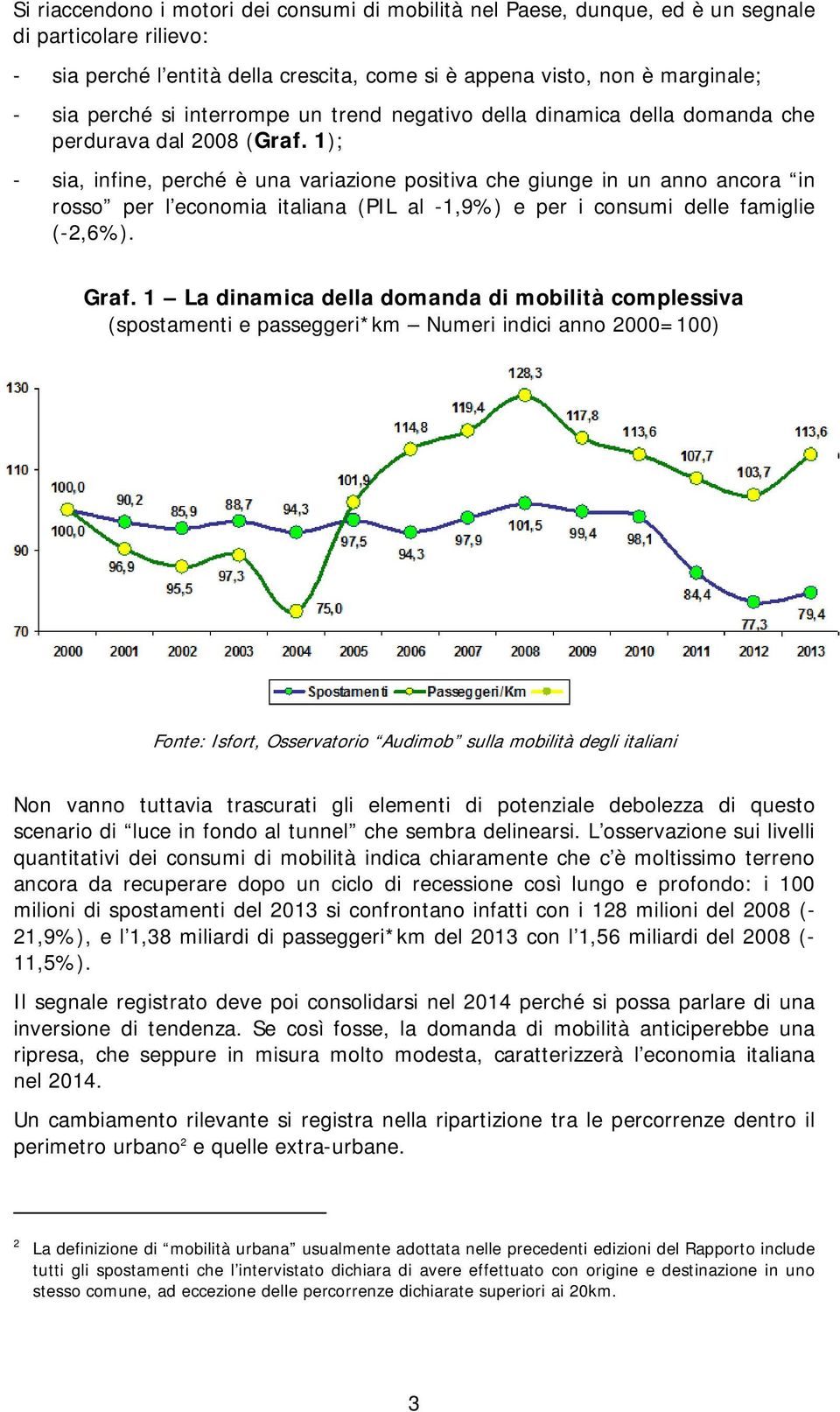 1); - sia, infine, perché è una variazione positiva che giunge in un anno ancora in rosso per l economia italiana (PIL al -1,9%) e per i consumi delle famiglie (-2,6%). Graf.