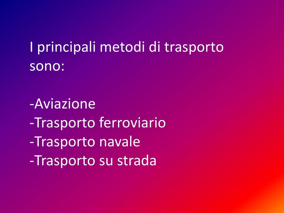 -Trasporto ferroviario