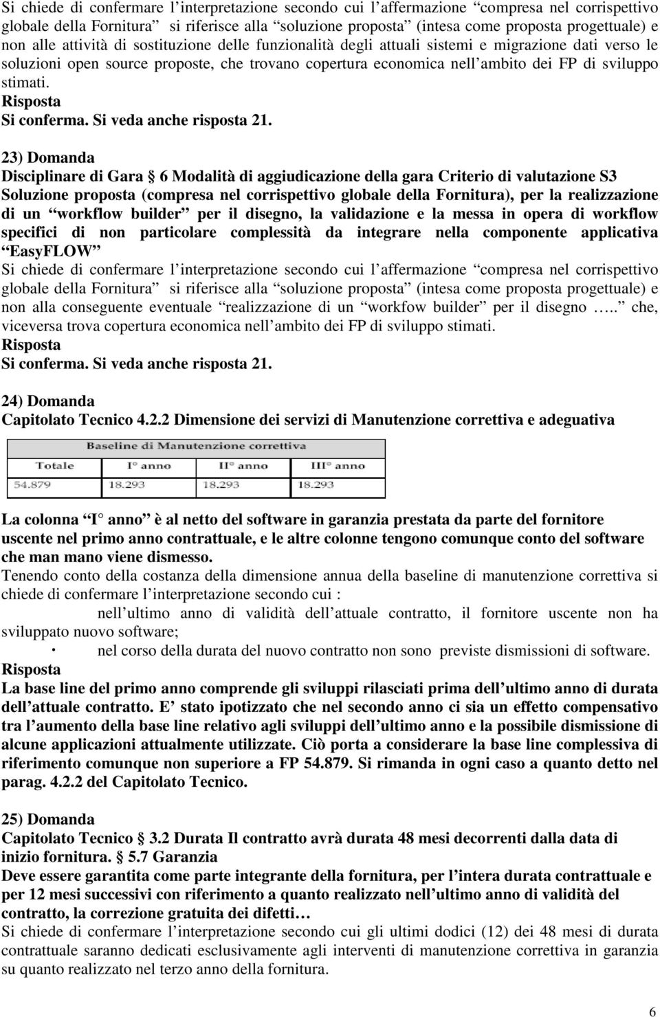 stimati. Si conferma. Si veda anche risposta 21.