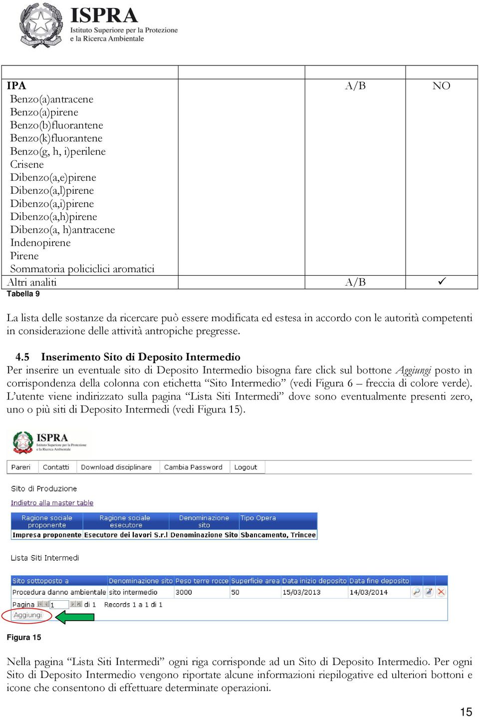 competenti in considerazione delle attività antropiche pregresse. 4.