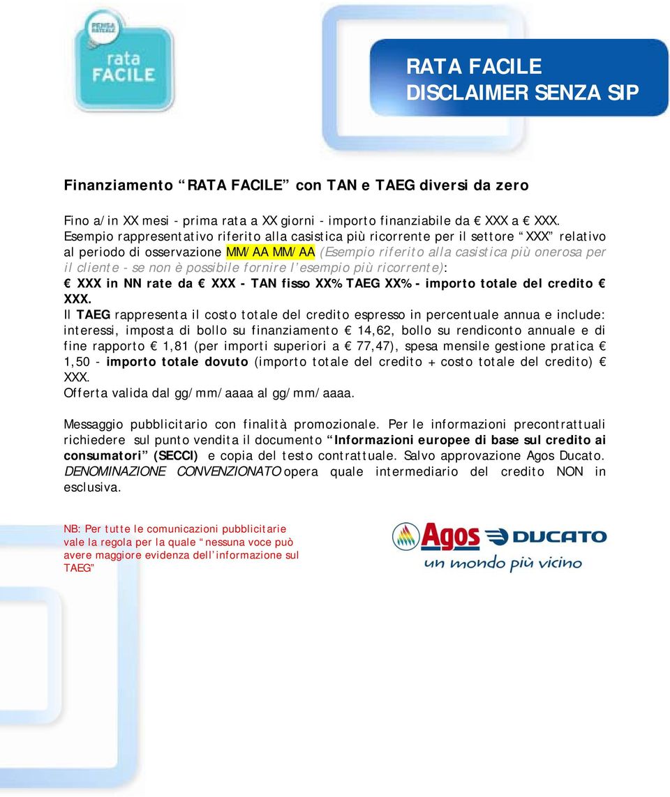 interessi, imposta di bollo su finanziamento 14,62, bollo su rendiconto annuale e di fine rapporto 1,81 (per importi