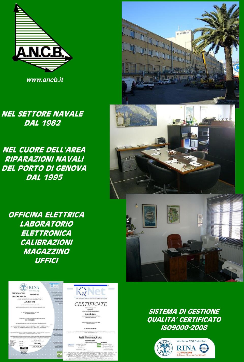 RIPARAZIONI NAVALI DEL PORTO DI GENOVA DAL 1995 OFFICINA
