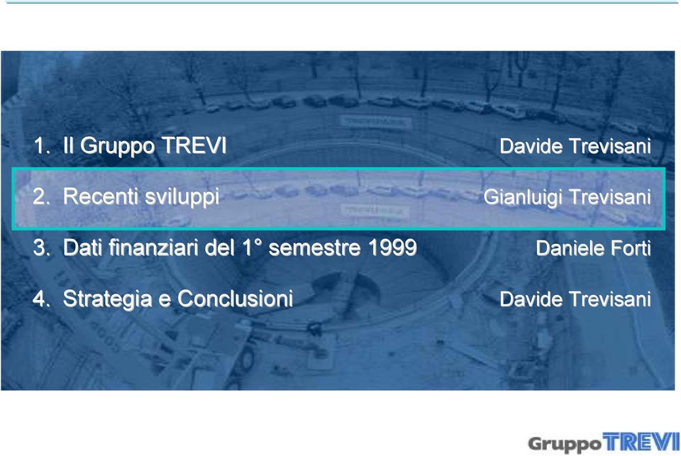 Strategia e Conclusioni Davide Trevisani