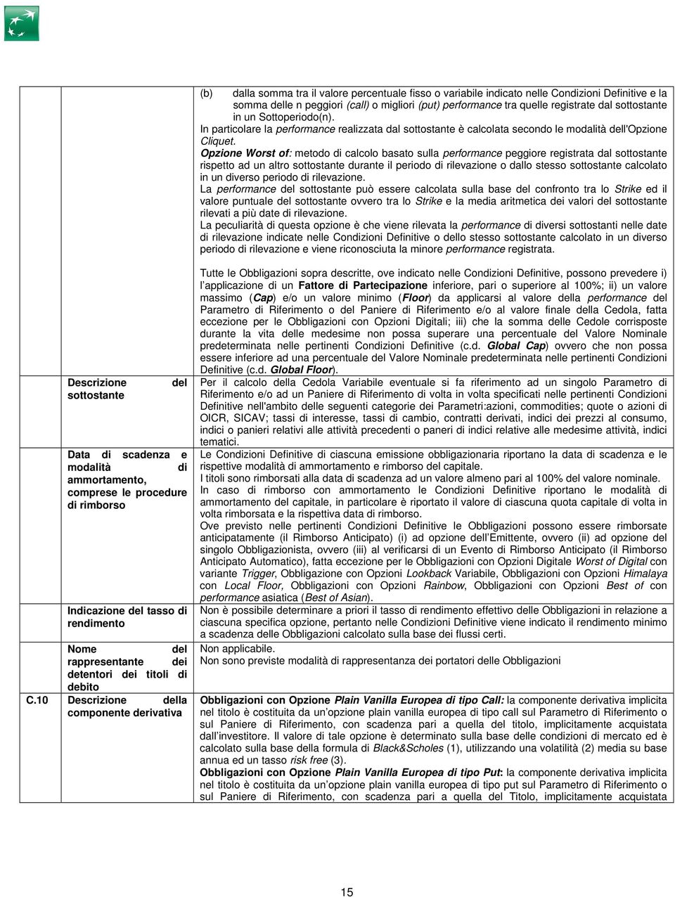 Opzione Worst of: metodo di calcolo basato sulla performance peggiore registrata dal sottostante rispetto ad un altro sottostante durante il periodo di rilevazione o dallo stesso sottostante